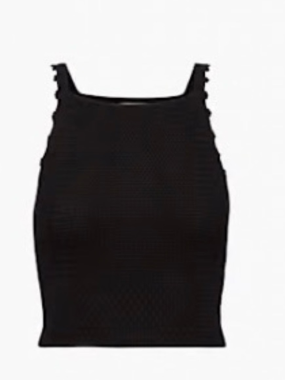 Aritzia Black Knit Cropped Camisole